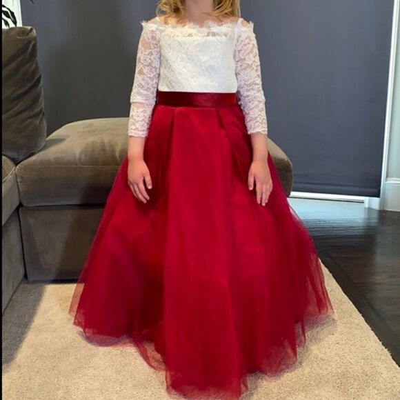 Girls Formal Dress Off the Shoulder Corset Back Size 4-5Y NWT - Picture 10 of 10